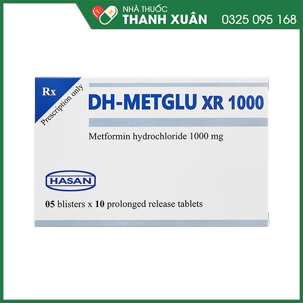 DH-Metglu XR 1000 trị đái tháo đường tuyp 2